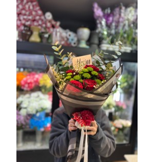 Blossom  Kırmızı Gül Buketi